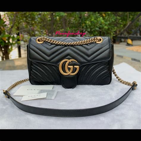 gucci marmont 26 cm มือสอง|ขายแล้วค่ะ Gucci Marmont 26 cm สีดำ มือสองสภาพดี.